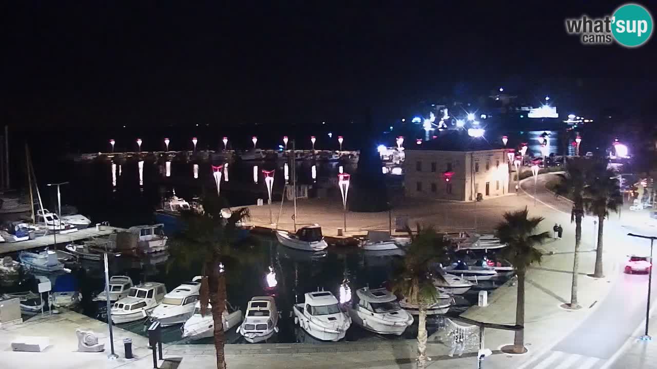 Webcam Capodistria – marina e lungo mare dall’Hotel Grand Koper