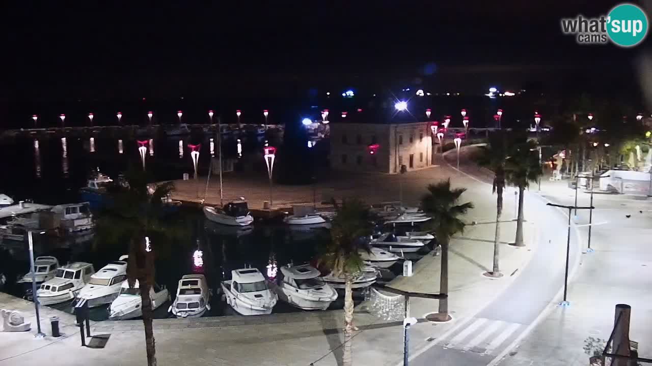 Camera en vivo Koper – puerto deportivo y paseo marítimo desde el Hotel Grand Koper