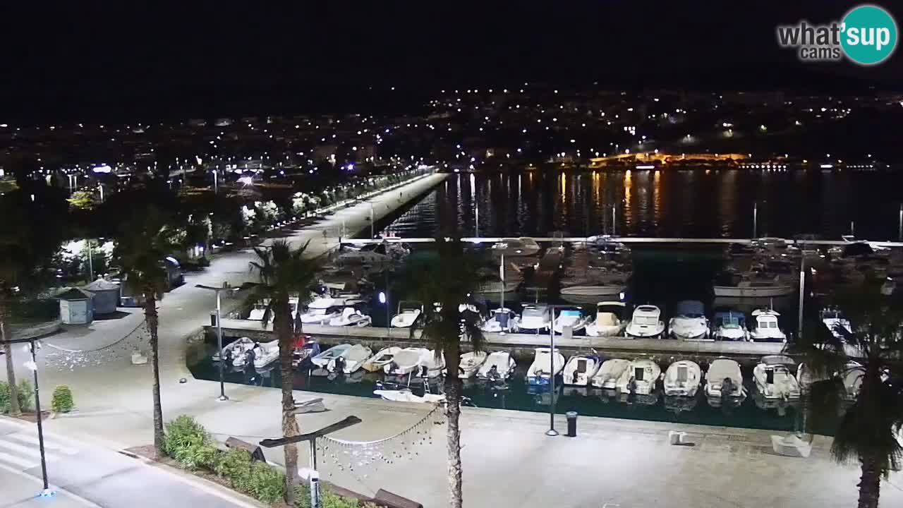 Web kamera Koper – marina i promenada – hotel Grand Koper