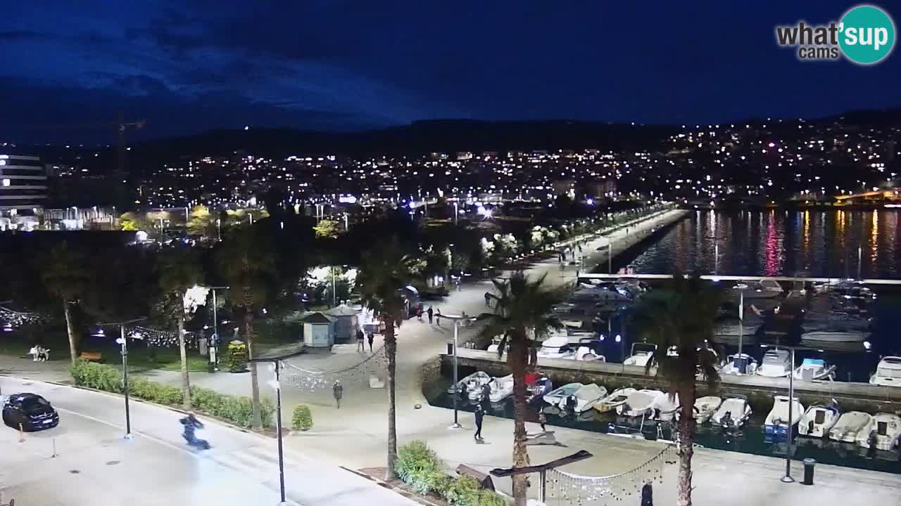 Spletna kamera Koper – Panorama na marino in promenado s Hotela Grand Koper