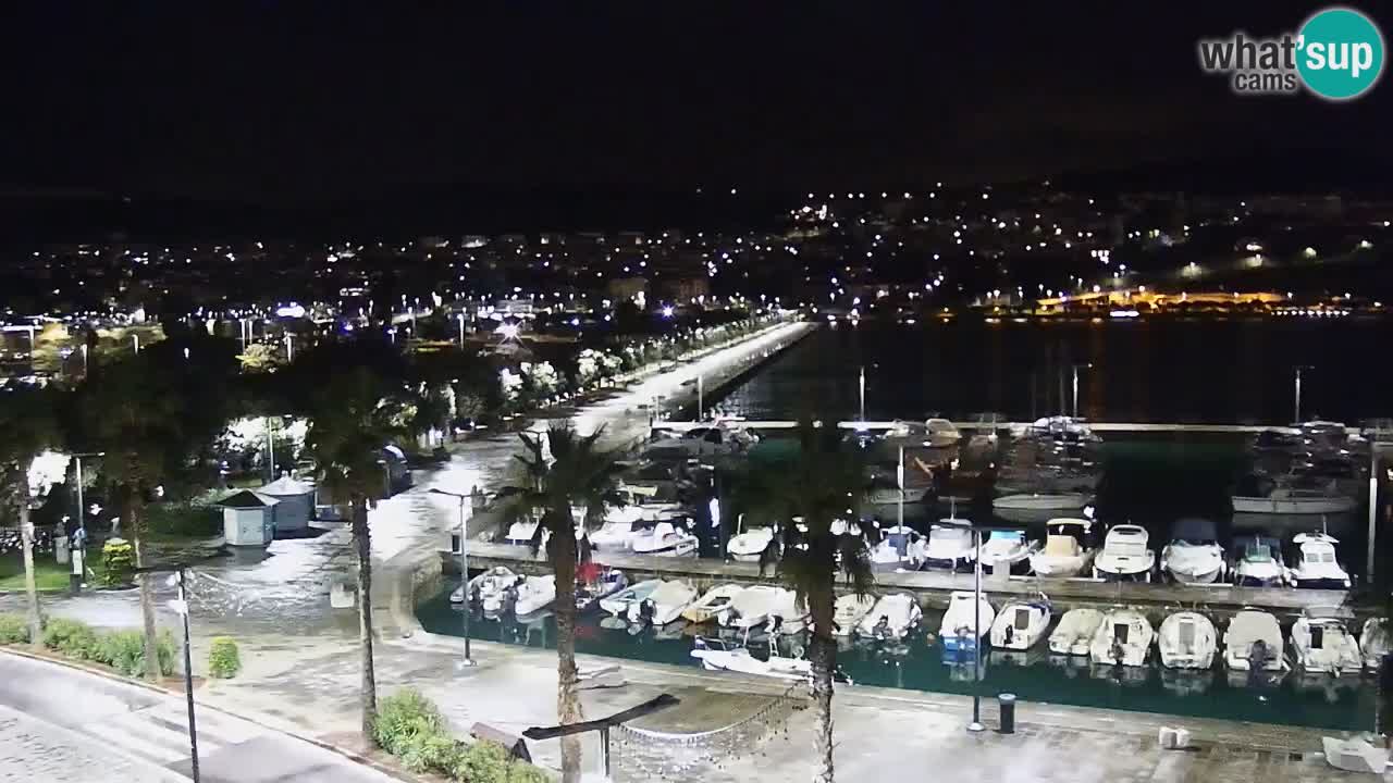 Spletna kamera Koper – Panorama na marino in promenado s Hotela Grand Koper