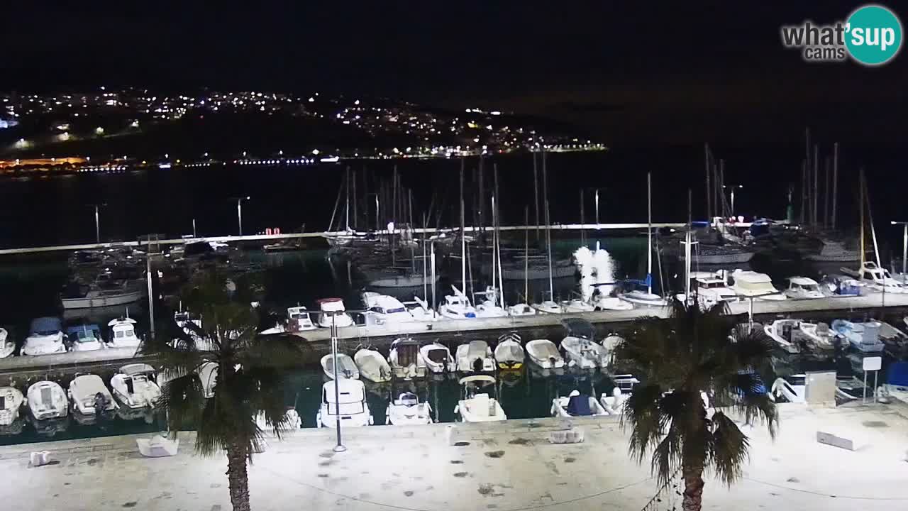 Camera en vivo Koper – puerto deportivo y paseo marítimo desde el Hotel Grand Koper