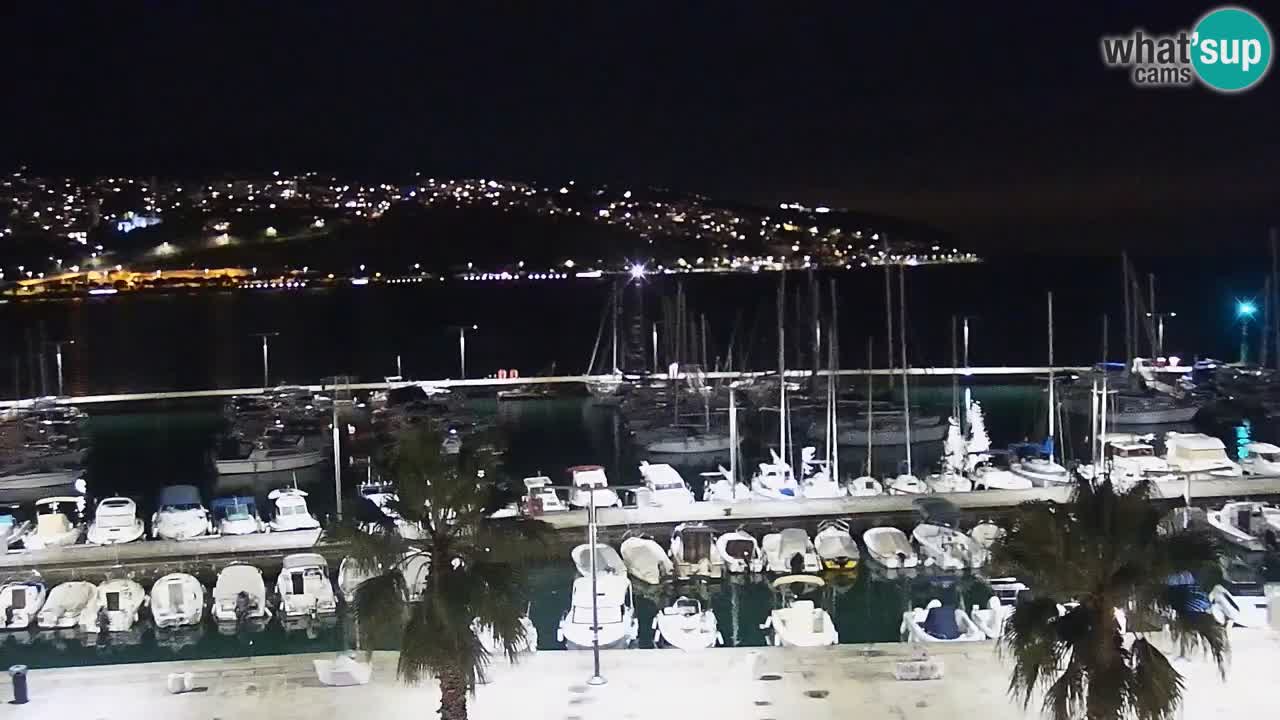 Spletna kamera Koper – Panorama na marino in promenado s Hotela Grand Koper