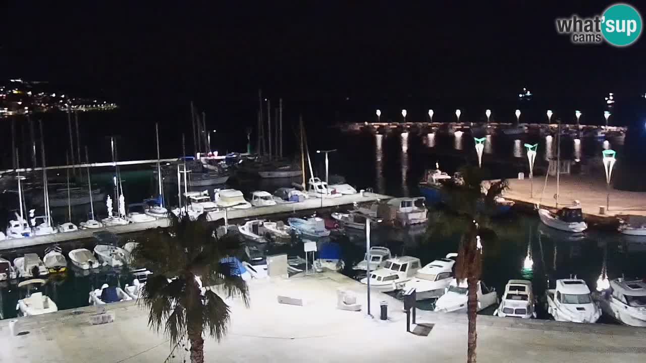 Web kamera Koper – marina i promenada – hotel Grand Koper