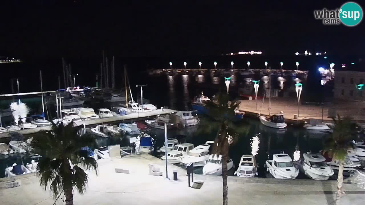 Web kamera Koper – marina i promenada – hotel Grand Koper