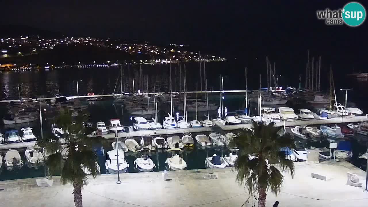 Spletna kamera Koper – Panorama na marino in promenado s Hotela Grand Koper