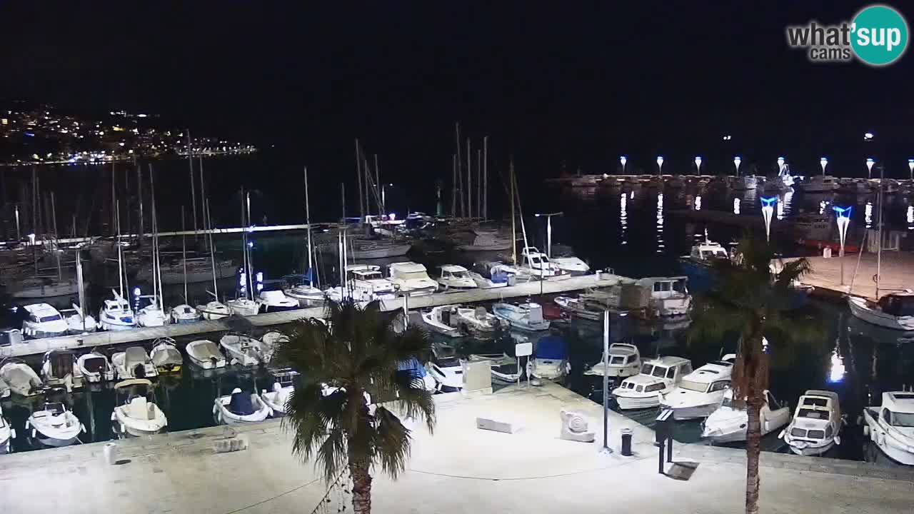 Spletna kamera Koper – Panorama na marino in promenado s Hotela Grand Koper