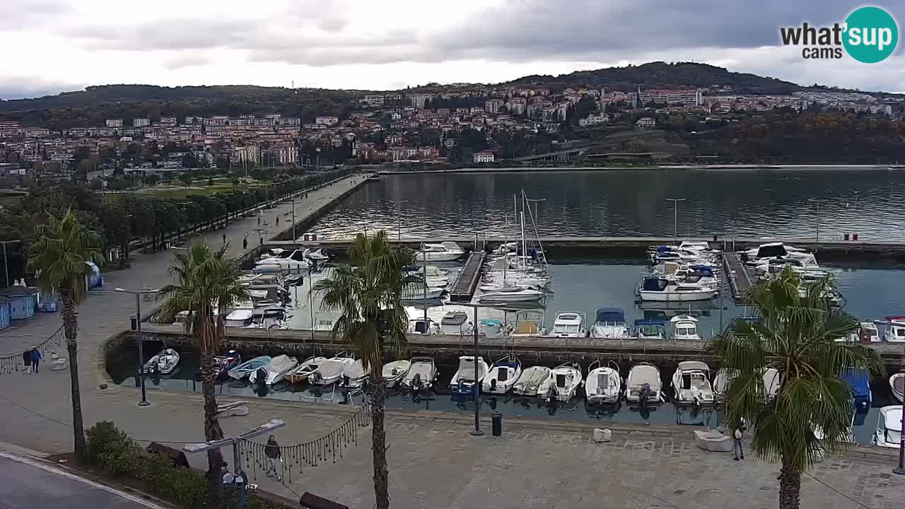 Webcam Capodistria – marina e lungo mare dall’Hotel Grand Koper