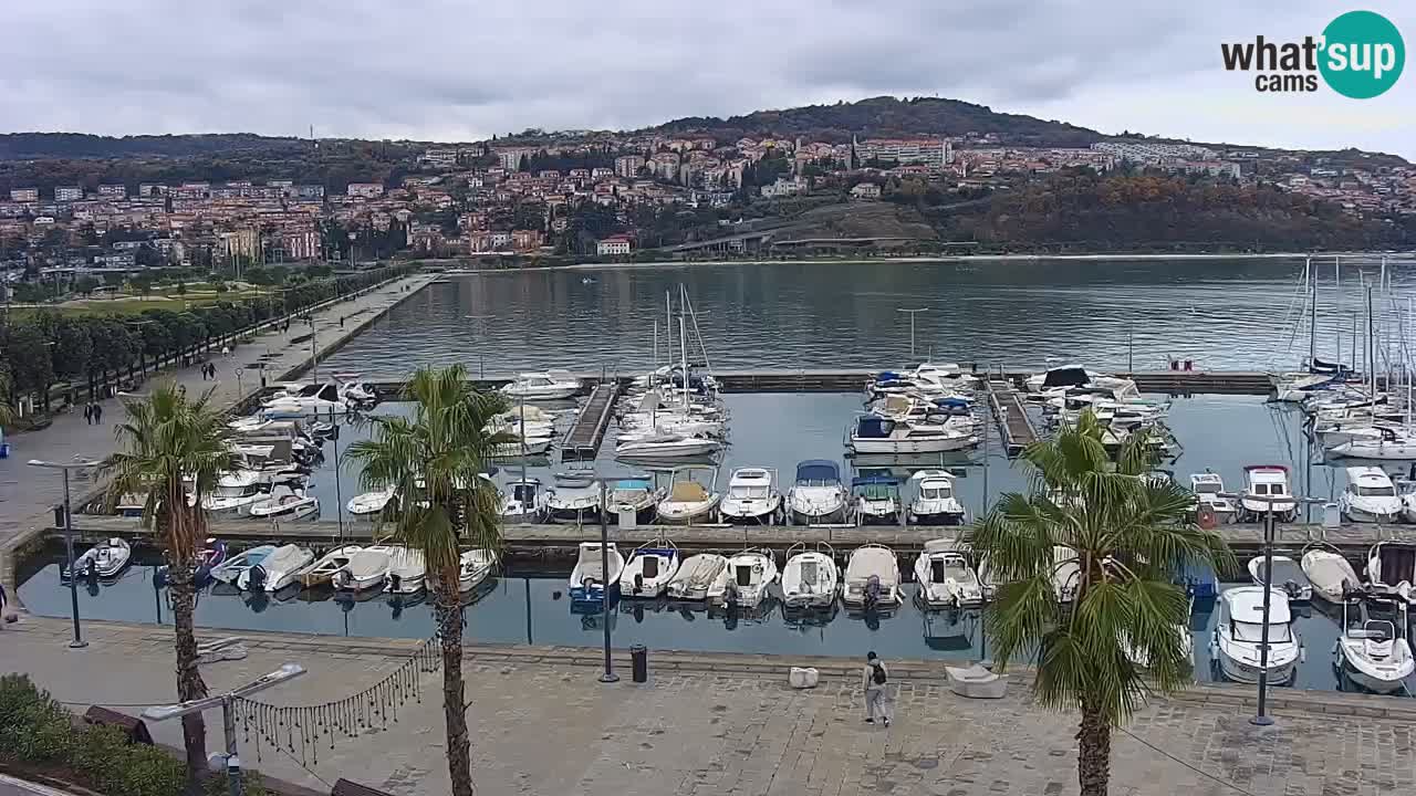 Web kamera Koper – marina i promenada – hotel Grand Koper