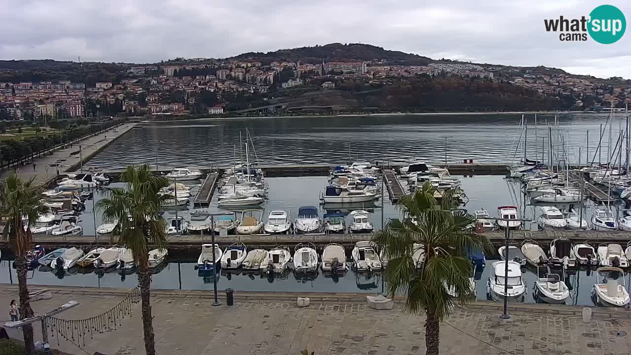 Web kamera Koper – marina i promenada – hotel Grand Koper