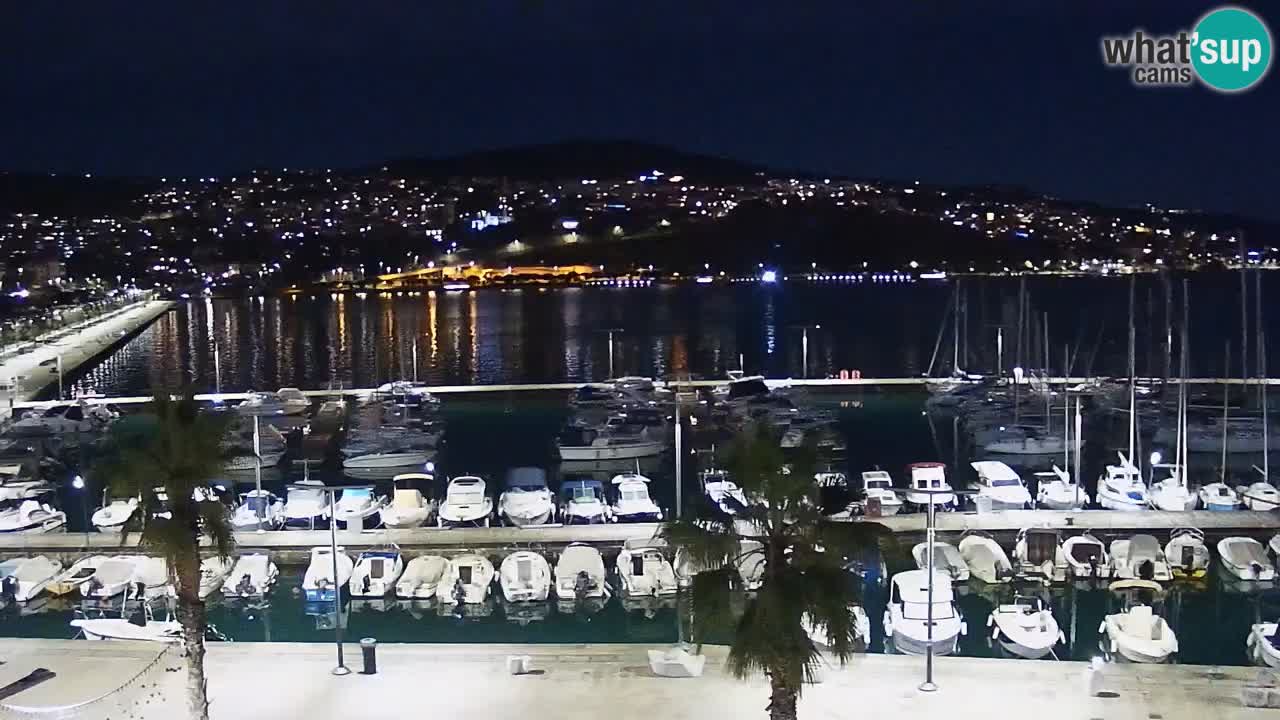 Spletna kamera Koper – Panorama na marino in promenado s Hotela Grand Koper