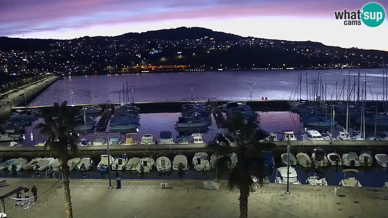 Web kamera Koper – marina i promenada – hotel Grand Koper
