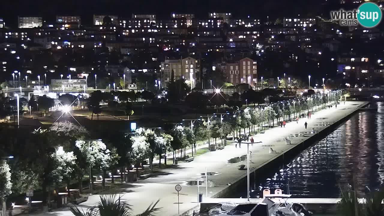 Camera en vivo Koper – puerto deportivo y paseo marítimo desde el Hotel Grand Koper