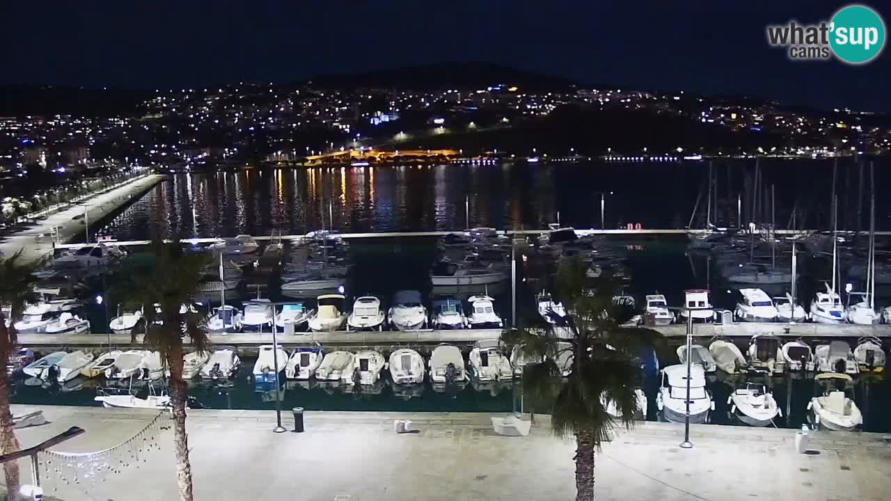 Webcam Capodistria – marina e lungo mare dall’Hotel Grand Koper