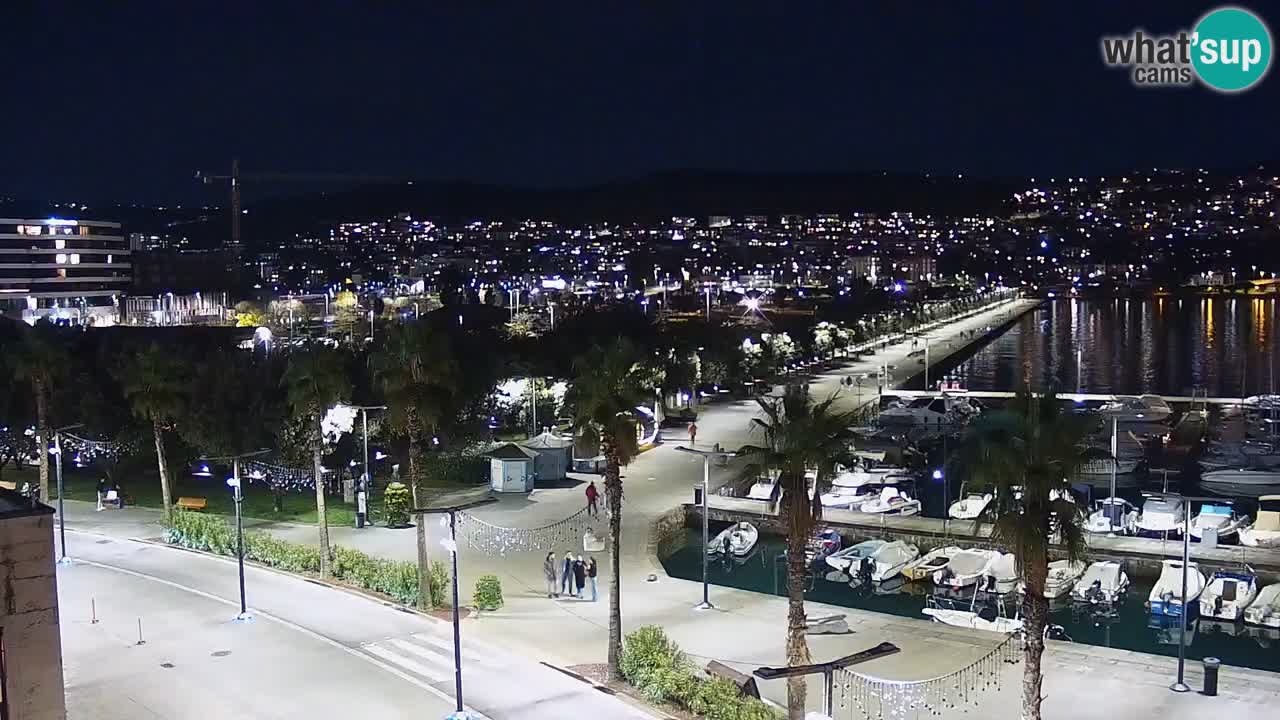 Webcam Capodistria – marina e lungo mare dall’Hotel Grand Koper