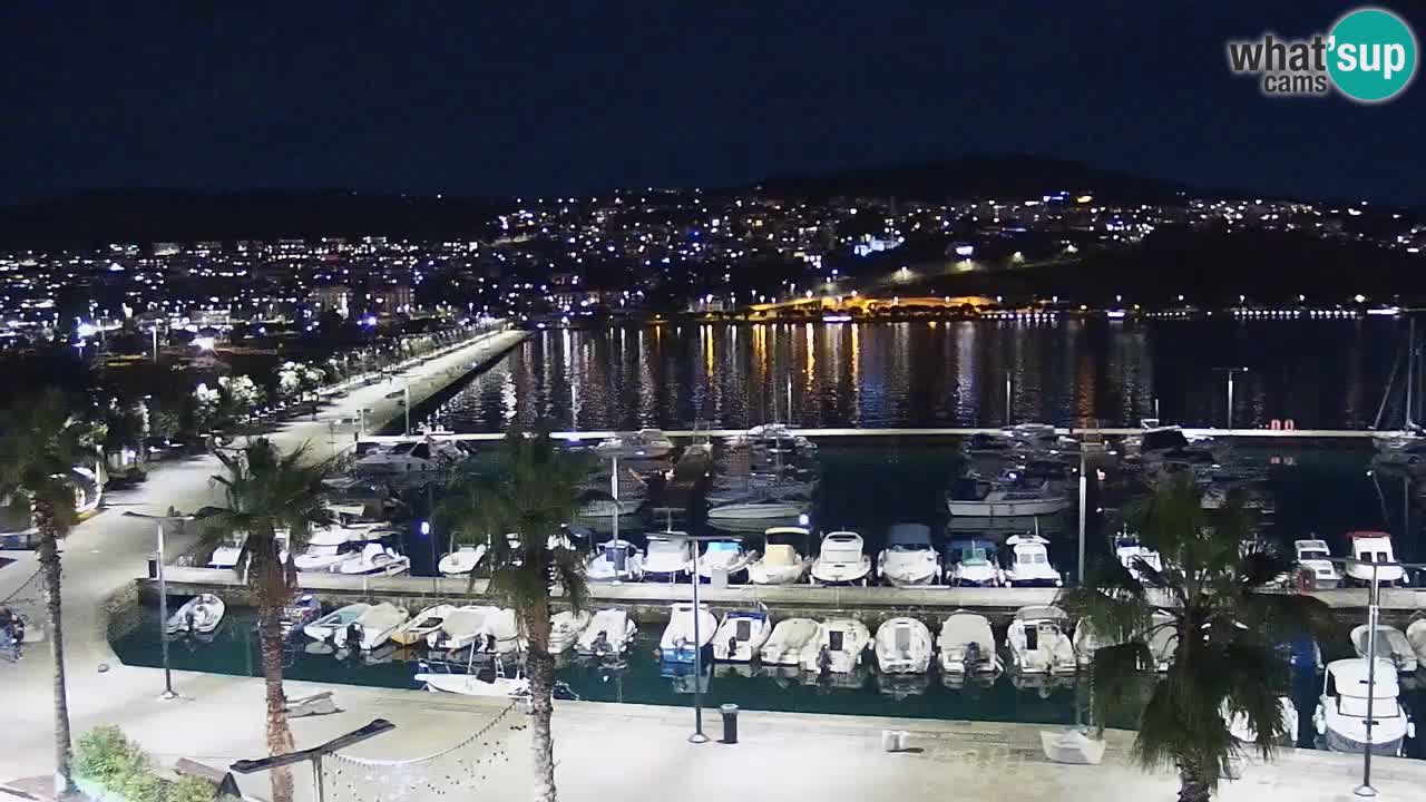Camera en vivo Koper – puerto deportivo y paseo marítimo desde el Hotel Grand Koper