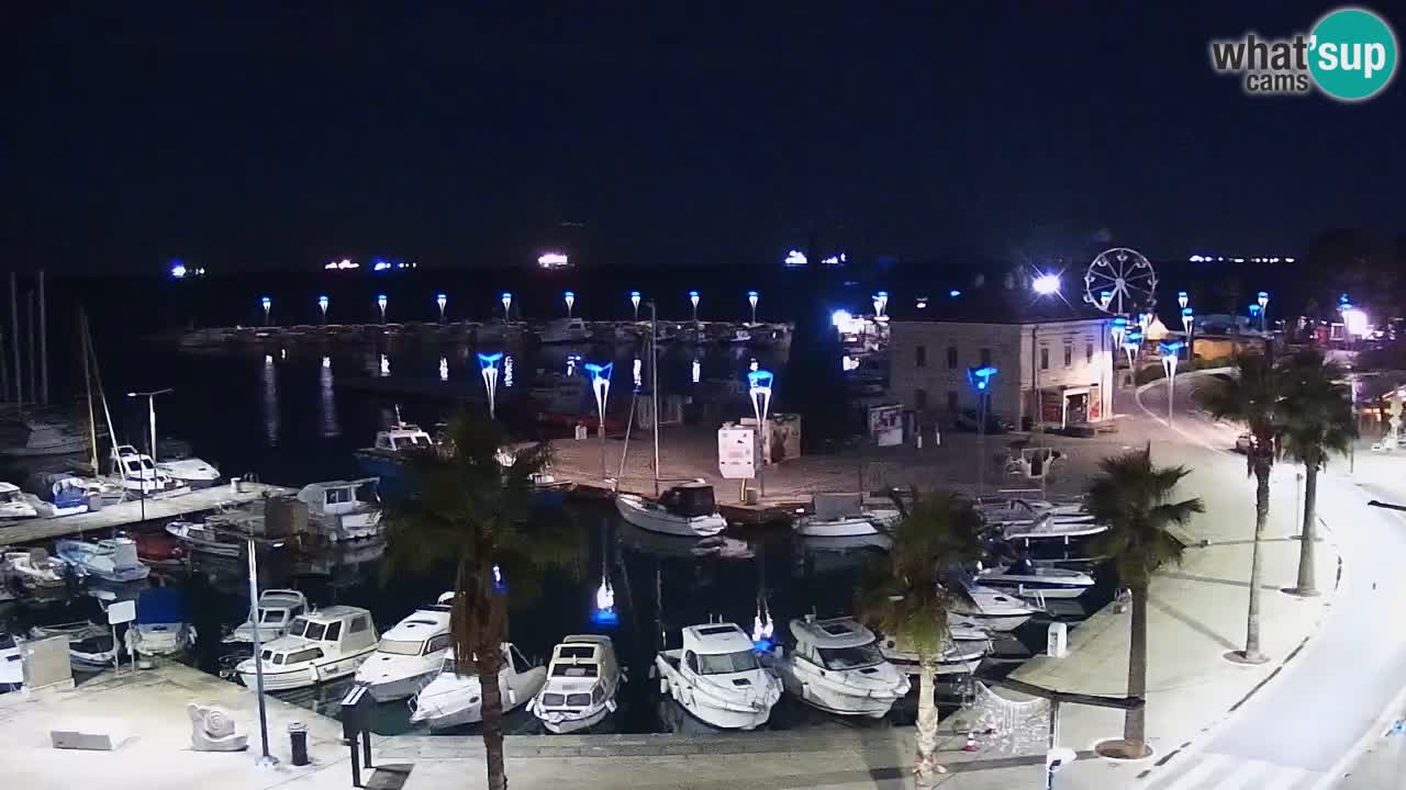Webcam Capodistria – marina e lungo mare dall’Hotel Grand Koper