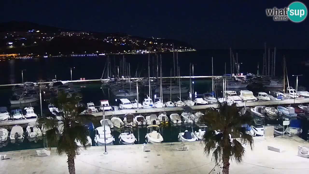 Web kamera Koper – marina i promenada – hotel Grand Koper