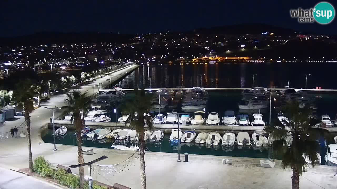 Web kamera Koper – marina i promenada – hotel Grand Koper