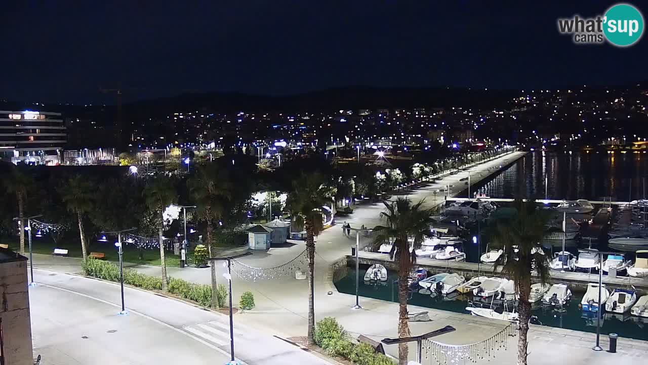 Spletna kamera Koper – Panorama na marino in promenado s Hotela Grand Koper