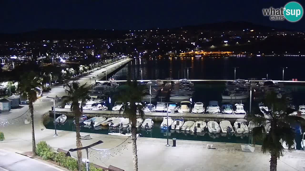 Webcam Koper – Panorama de la marina et de la promenade depuis le Grand Hotel Koper