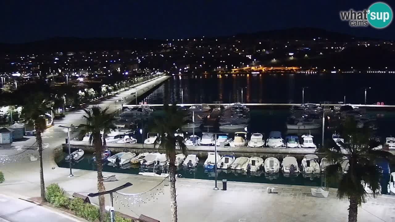 Webcam Capodistria – marina e lungo mare dall’Hotel Grand Koper