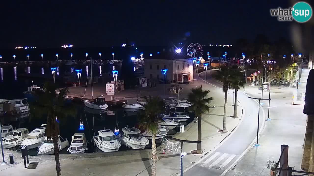 Web kamera Koper – marina i promenada – hotel Grand Koper