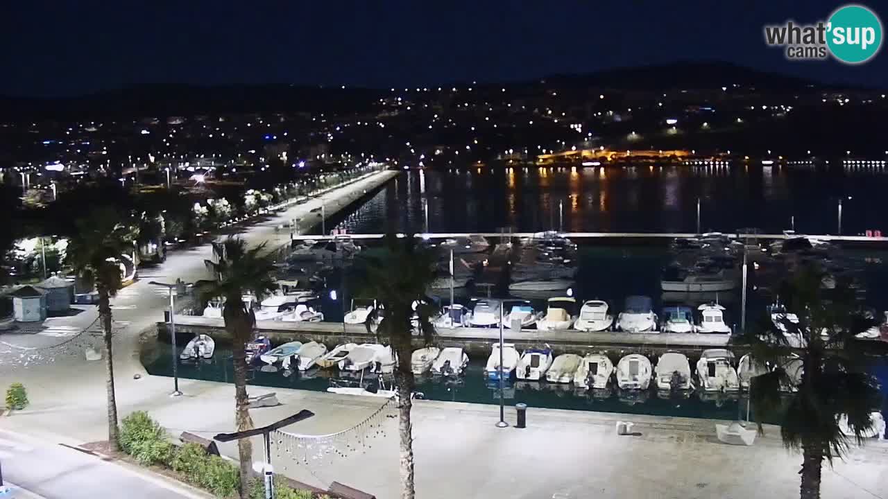 Webcam Capodistria – marina e lungo mare dall’Hotel Grand Koper
