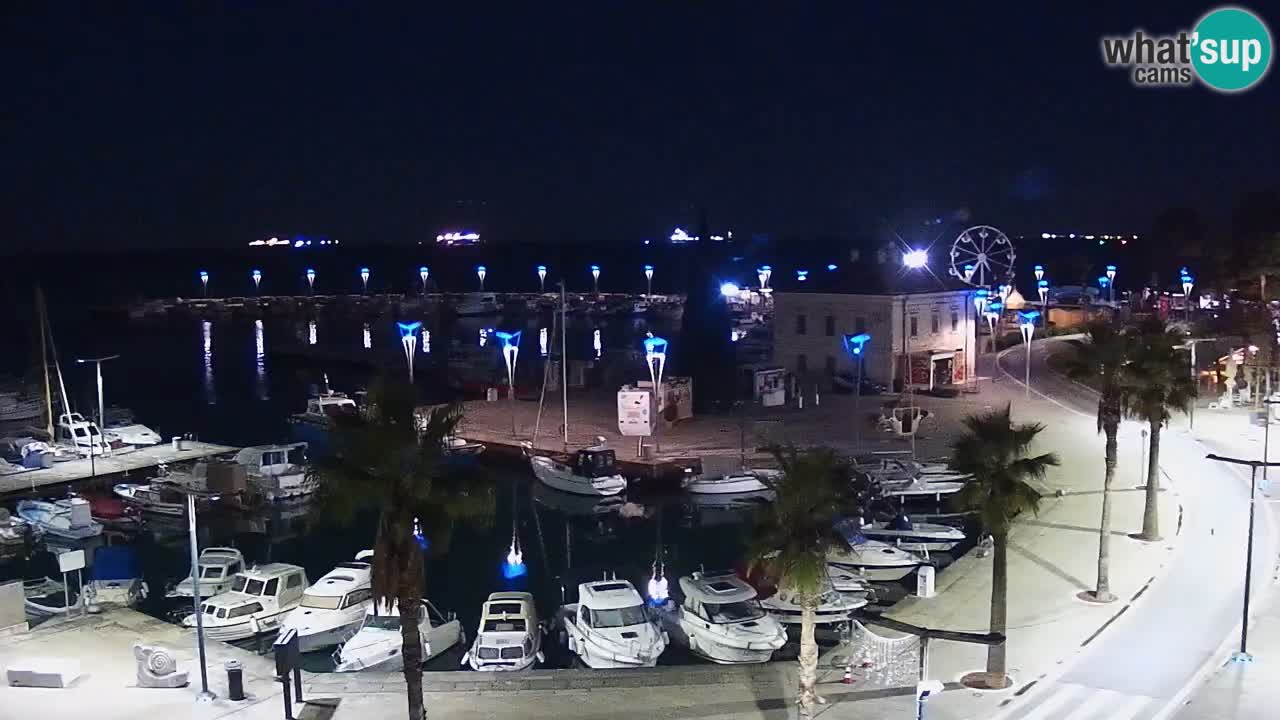 Webcam Capodistria – marina e lungo mare dall’Hotel Grand Koper