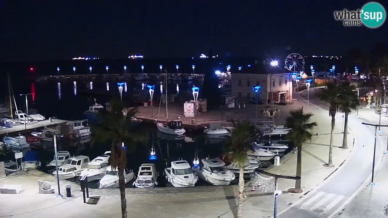 Web kamera Koper – marina i promenada – hotel Grand Koper