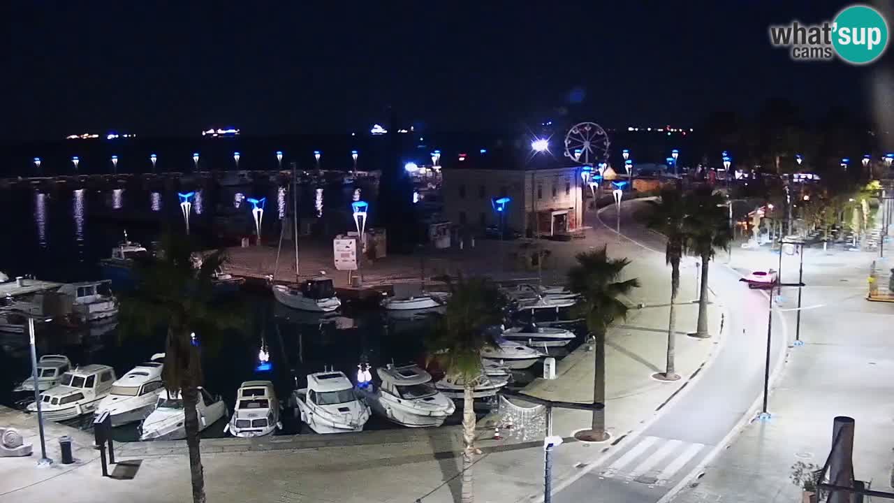 Web kamera Koper – marina i promenada – hotel Grand Koper