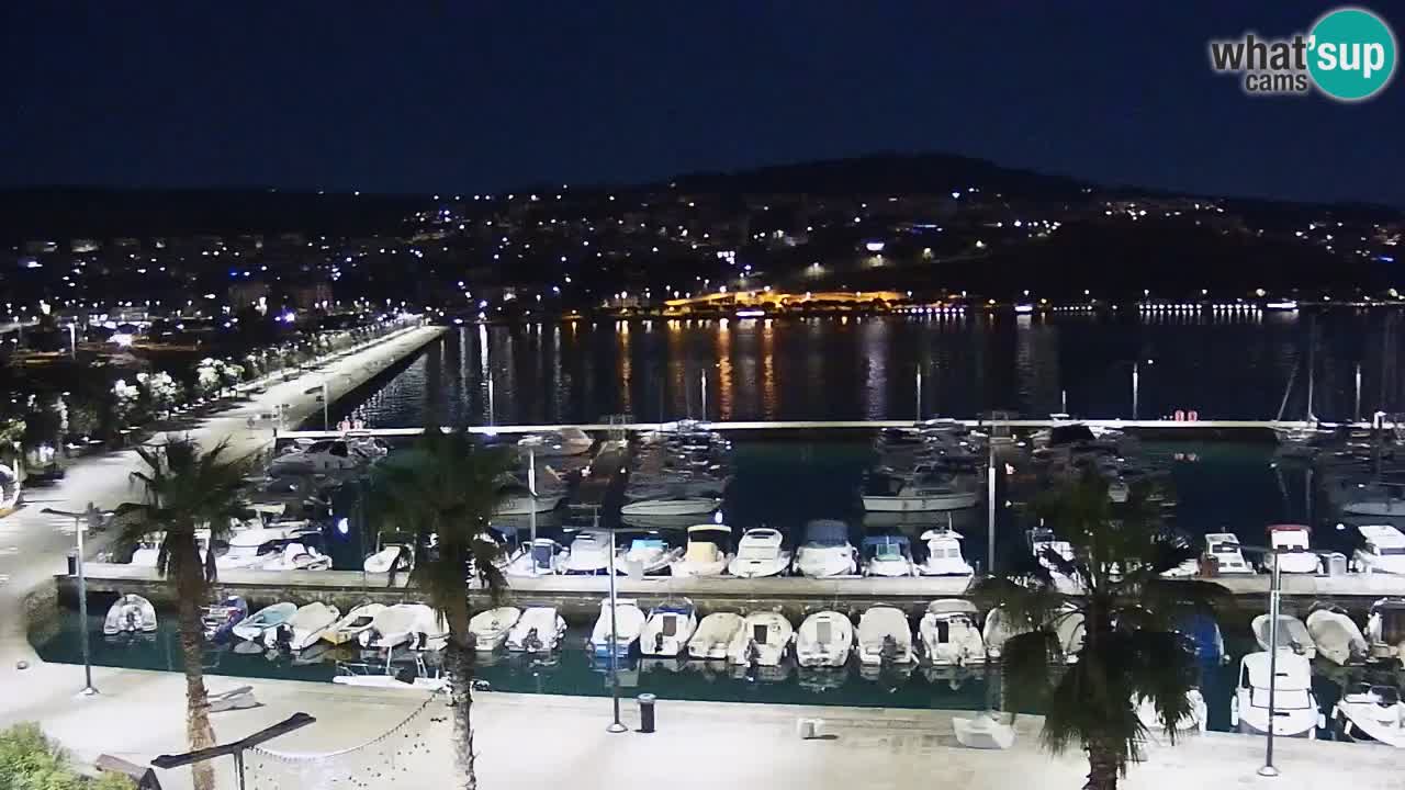 Web kamera Koper – marina i promenada – hotel Grand Koper