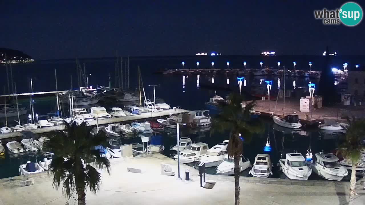 Webcam Capodistria – marina e lungo mare dall’Hotel Grand Koper