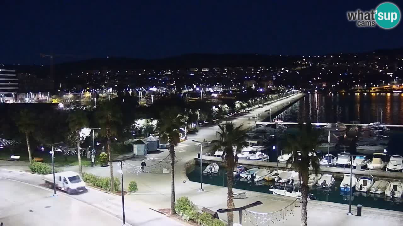 Web kamera Koper – marina i promenada – hotel Grand Koper