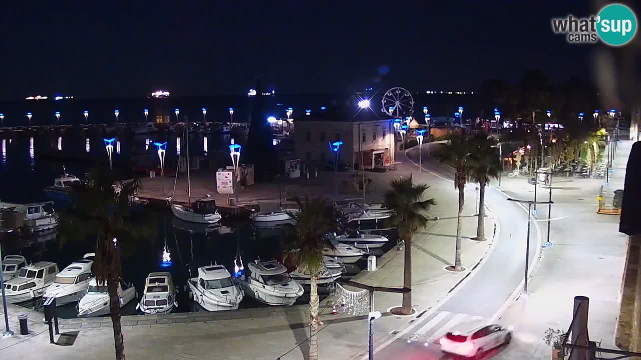 Web kamera Koper – marina i promenada – hotel Grand Koper