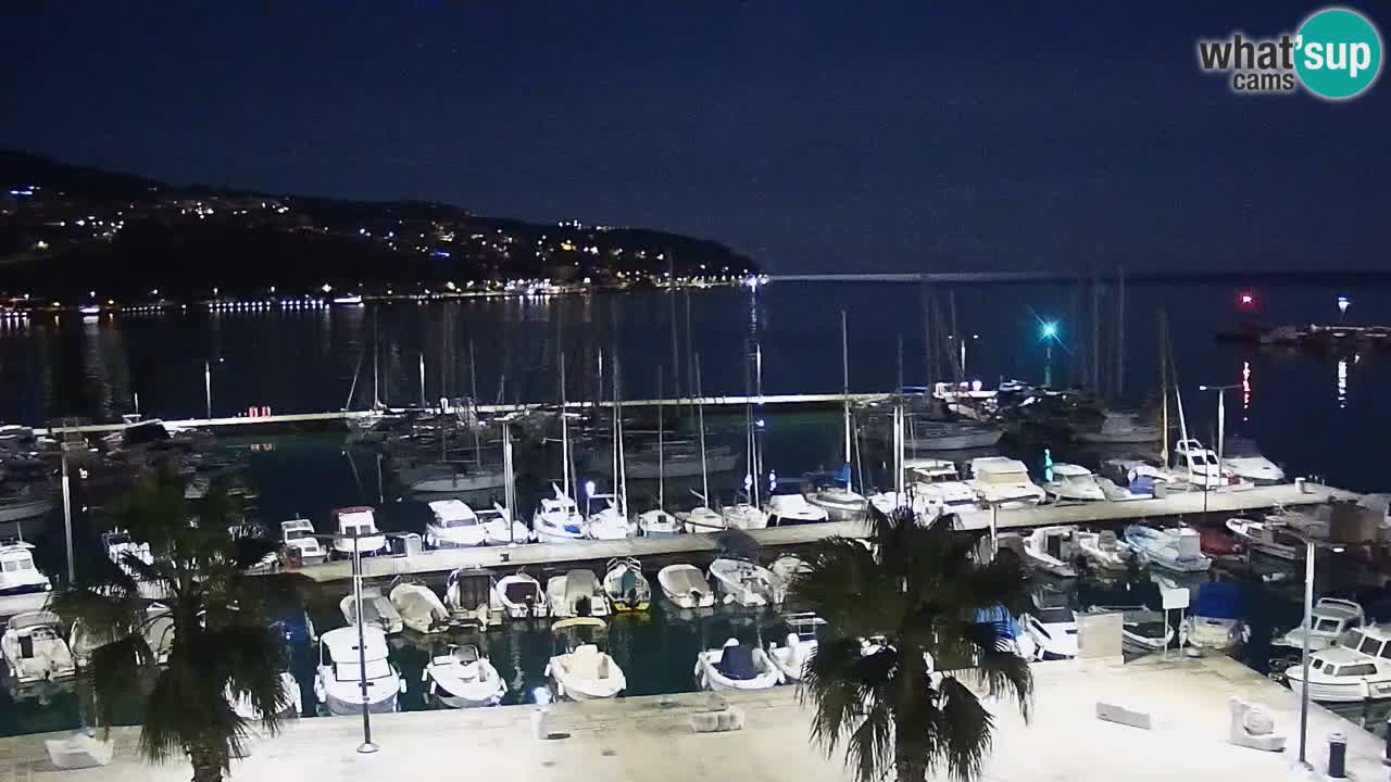 Web kamera Koper – marina i promenada – hotel Grand Koper