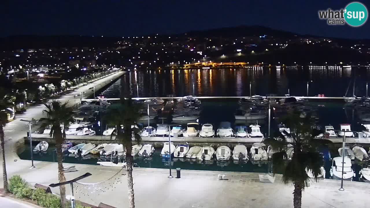Camera en vivo Koper – puerto deportivo y paseo marítimo desde el Hotel Grand Koper