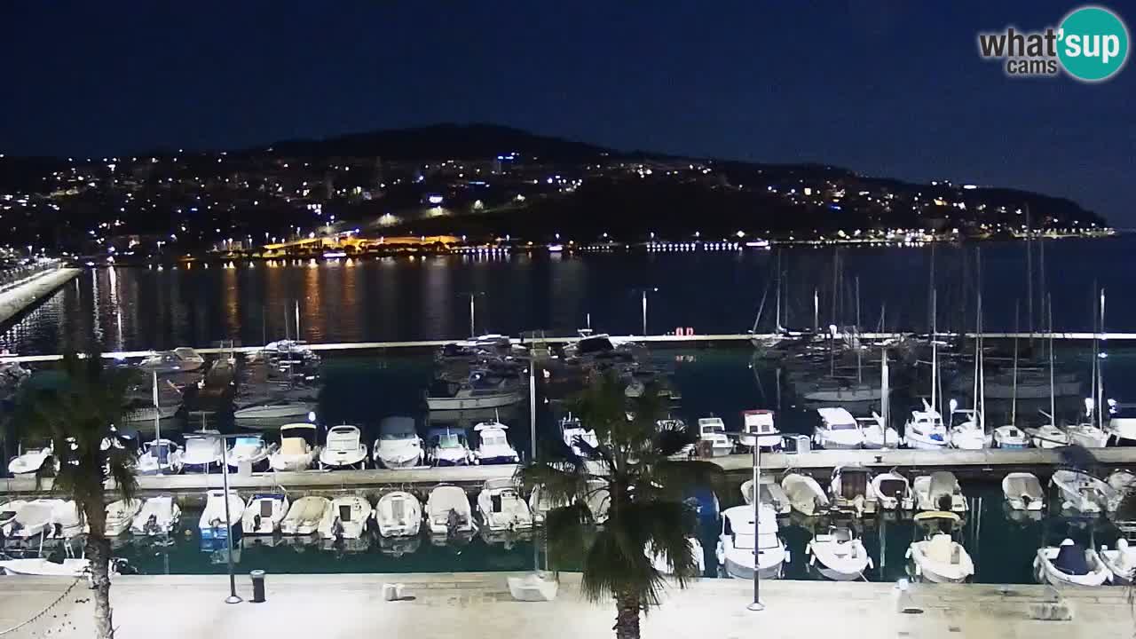 Web kamera Koper – marina i promenada – hotel Grand Koper