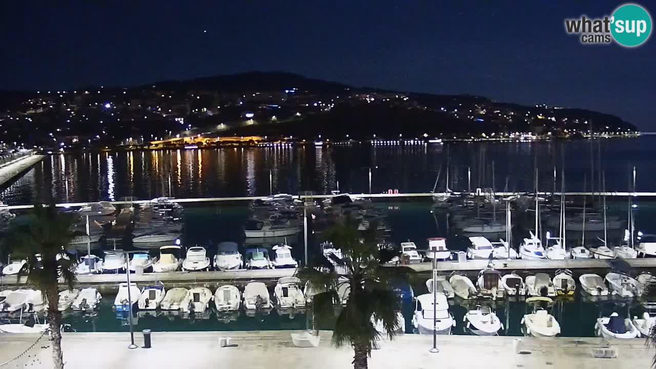 Web kamera Koper – marina i promenada – hotel Grand Koper