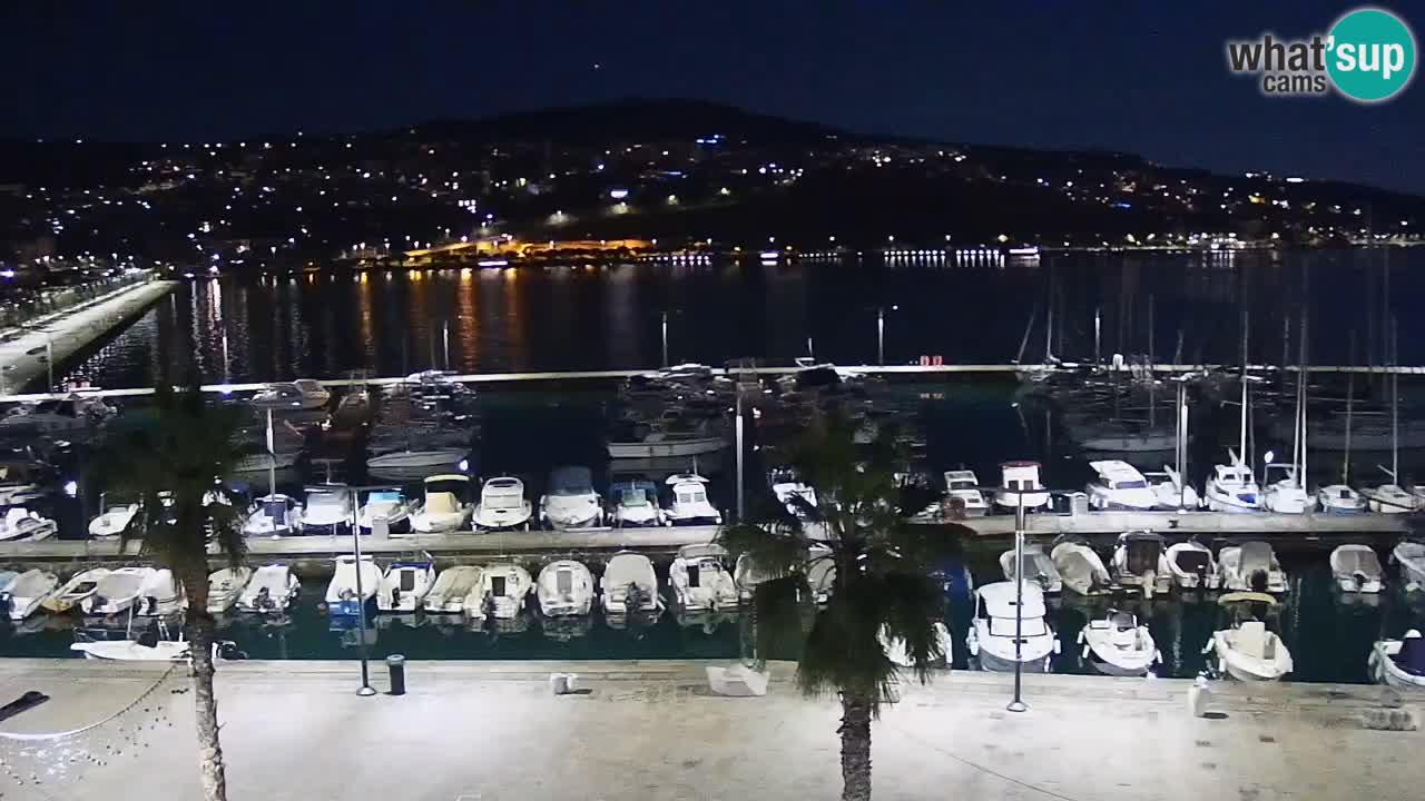 Webcam Capodistria – marina e lungo mare dall’Hotel Grand Koper