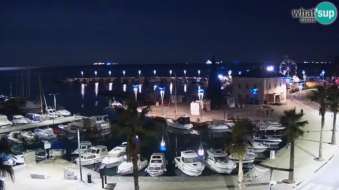 Web kamera Koper – marina i promenada – hotel Grand Koper
