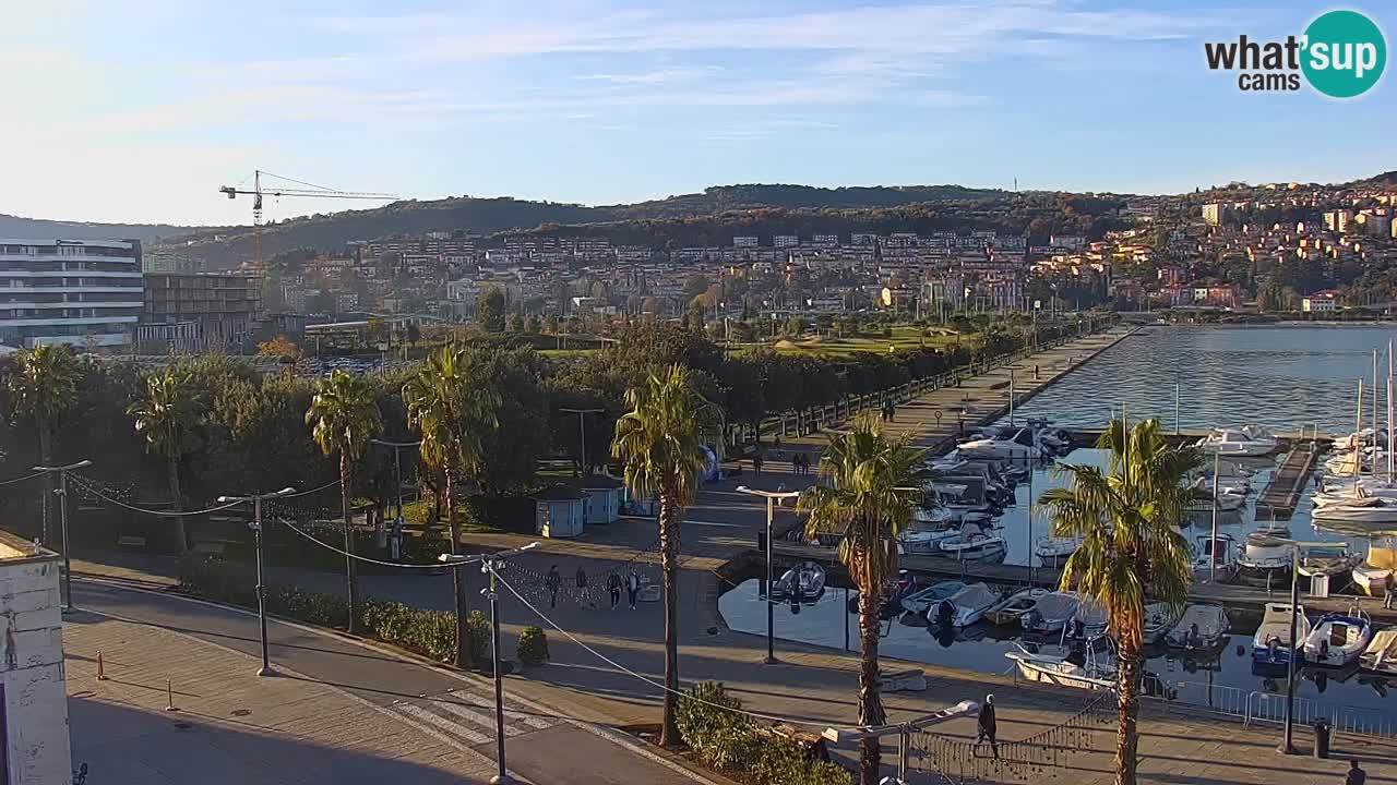 Web kamera Koper – marina i promenada – hotel Grand Koper
