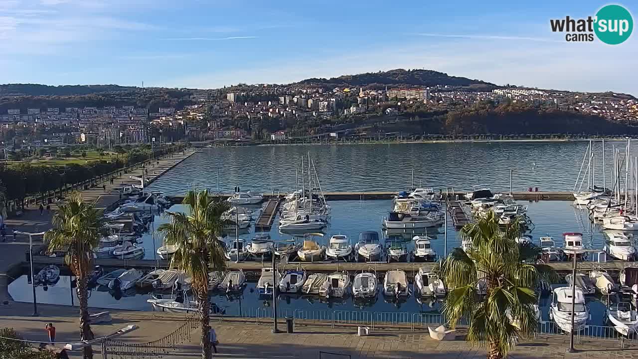 Web kamera Koper – marina i promenada – hotel Grand Koper