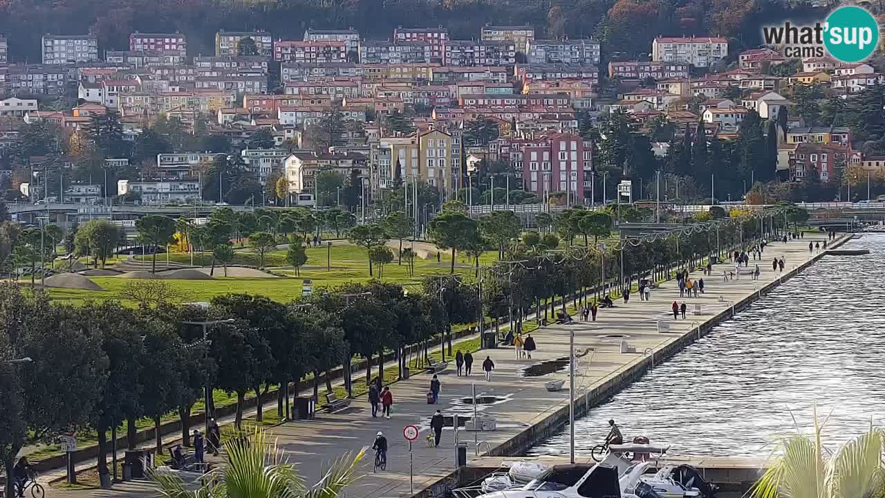 Webcam Capodistria – marina e lungo mare dall’Hotel Grand Koper