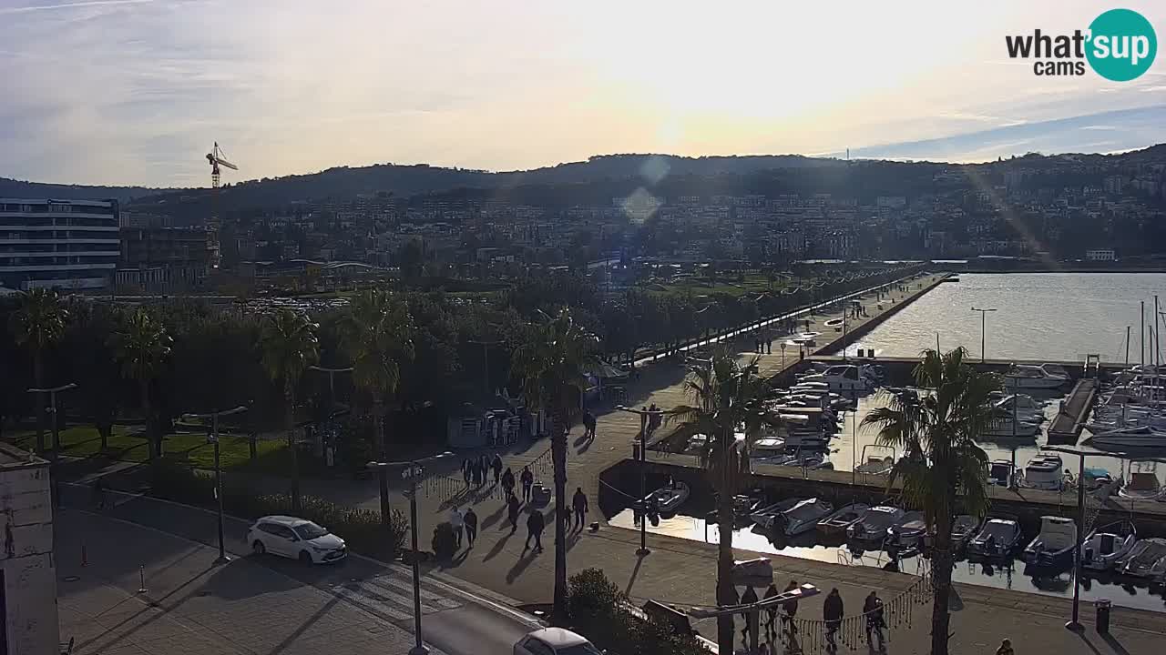Webcam en vivo del Puerto de Koper – puerto de carga y cruceros – Eslovenia