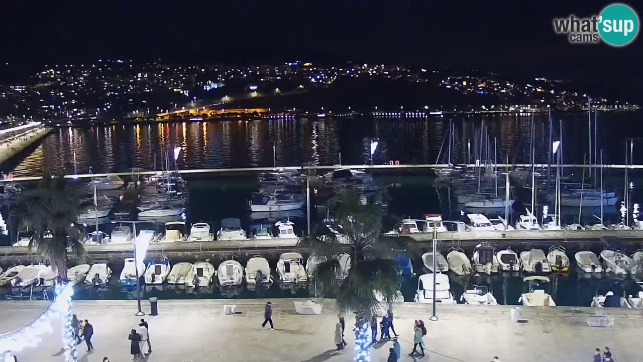 Webcam Capodistria – marina e lungo mare dall’Hotel Grand Koper