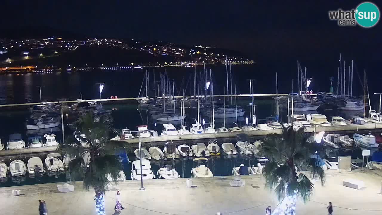 Webcam Capodistria – marina e lungo mare dall’Hotel Grand Koper