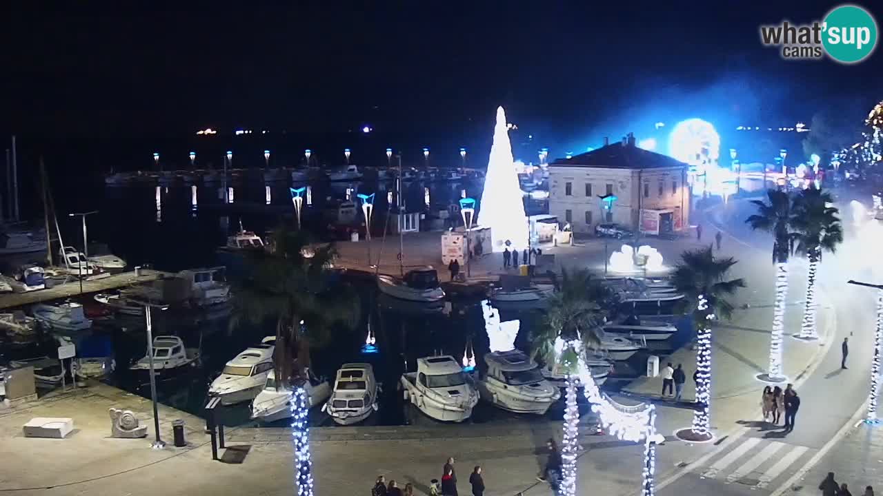 Webcam Capodistria – marina e lungo mare dall’Hotel Grand Koper