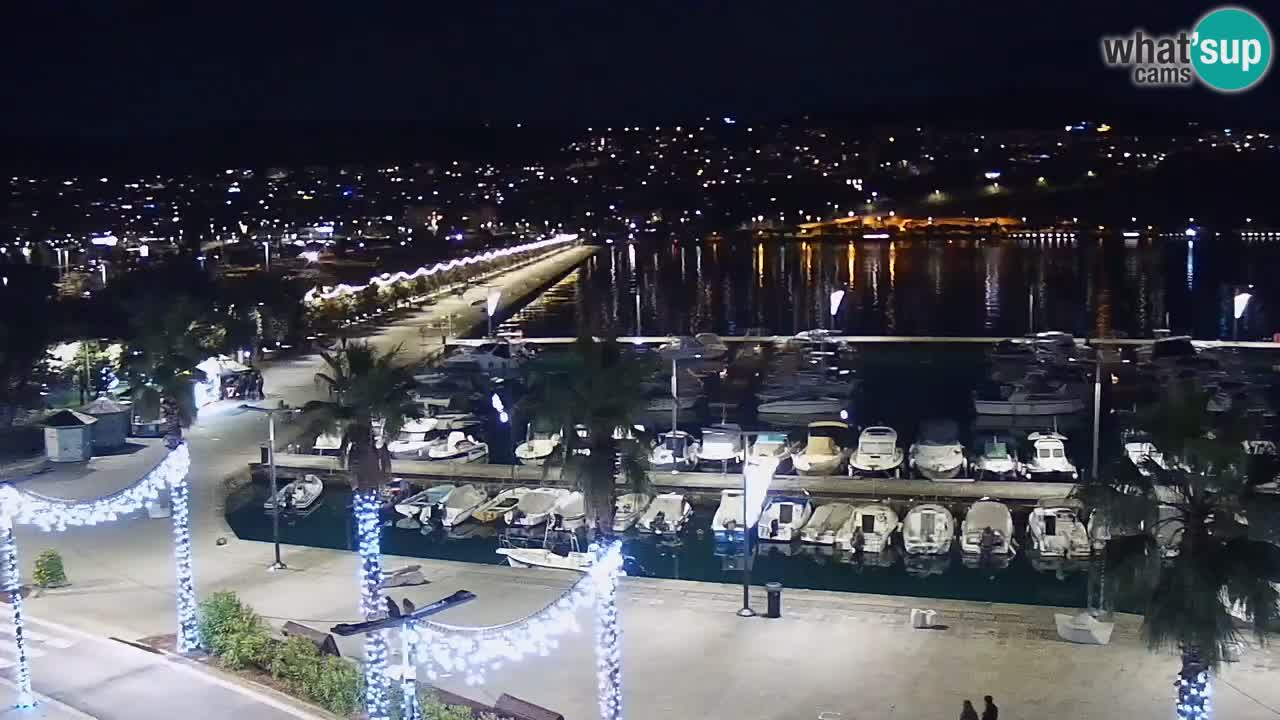 Webcam Capodistria – marina e lungo mare dall’Hotel Grand Koper