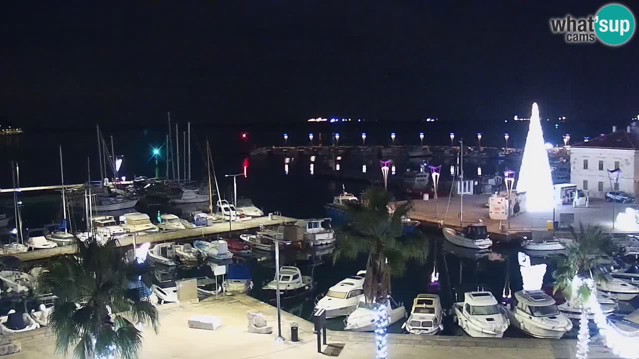 Web kamera Koper – marina i promenada – hotel Grand Koper